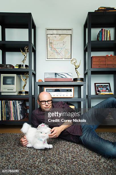 Actor Rob Corddry is photographed for Emmy Magazine on April 12, 2016 in Los Angeles, California.