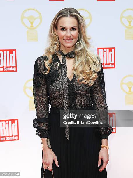 Eve Scheer attends the 'Goldenes Lenkrad' Award at Axel Springer Haus on November 8, 2016 in Berlin, Germany.