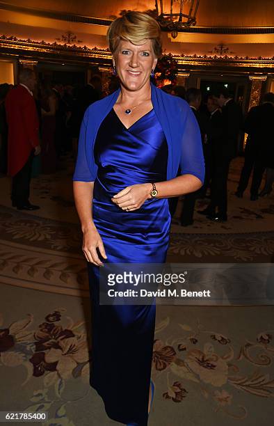 Clare Balding attends The Cartier Racing Awards 2016 at The Dorchester on November 8, 2016 in London, England.