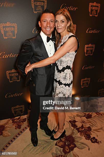 Frankie Dettori and Catherine Dettori attend The Cartier Racing Awards 2016 at The Dorchester on November 8, 2016 in London, England.