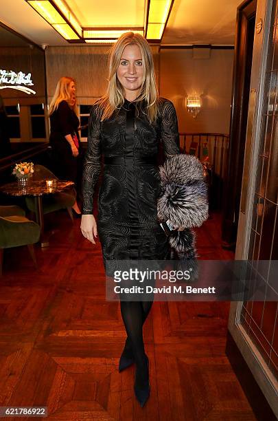 Marissa Montgomery attends the launch of The Rupert Sanderson Champagne Slipper For 34 Mayfair, at 34 Mayfair on November 8, 2016 in London, England.