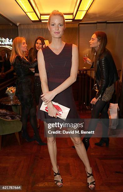 Caroline Winberg attends the launch of The Rupert Sanderson Champagne Slipper For 34 Mayfair, at 34 Mayfair on November 8, 2016 in London, England.