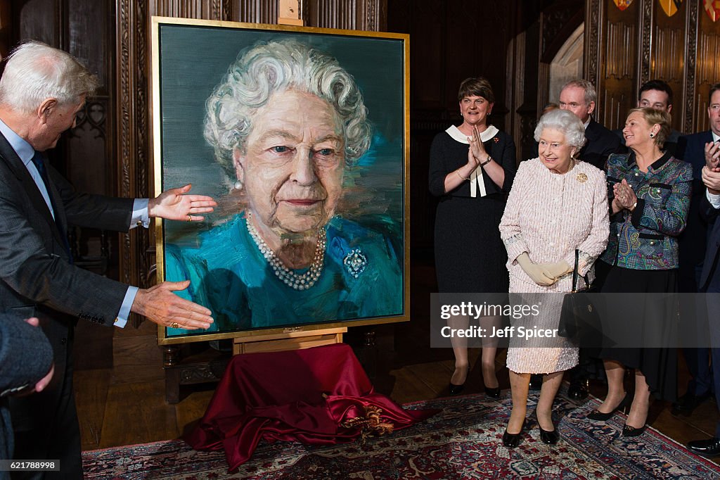 The Queen & The Duke of Edinburgh Attend  A Co-operation Ireland Reception