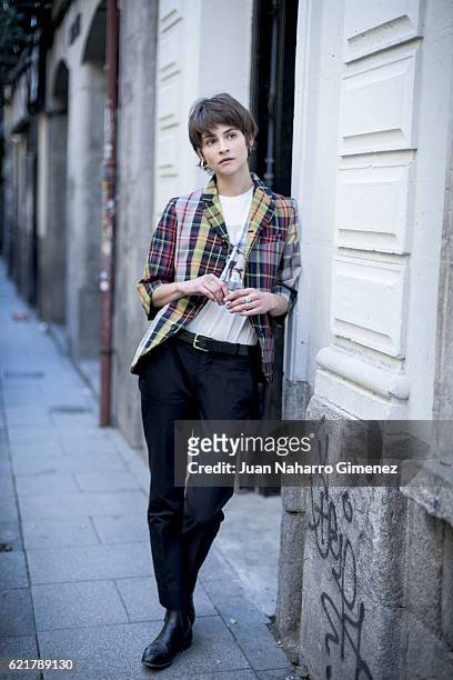 Spanish actress Alba Galocha poses for a portrait session during the promotion of the film 'No Culpes Al Karma De Lo Que Te Pasa Por Gilipollas' on...