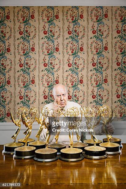 Director Carl Reiner is photographed for Emmy Magazine on October 7, 2015 in Beverly Hills, California.