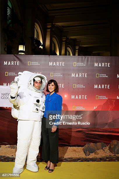 Clementine Poidatz attends the premiere of 'Marte' at The Space Moderno on November 8, 2016 in Rome, Italy.