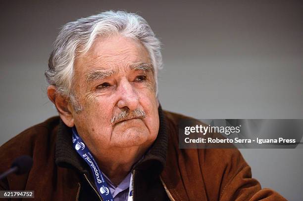 Jose Alberto "Pepe" Mujica Cordano ex President the Republic of Urugay meet the public to present his latest book "Una Oveja Negra al Poder" at...