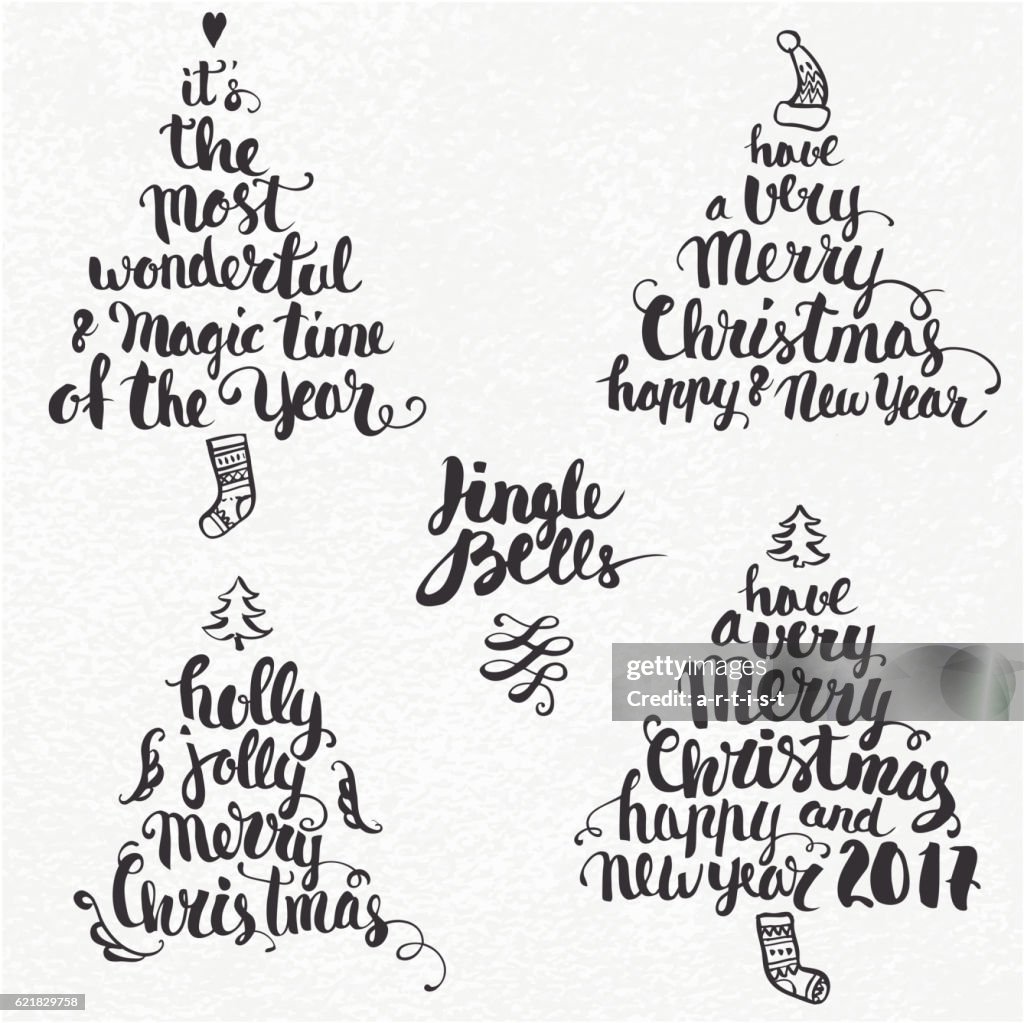 Christmas background and callygraphy