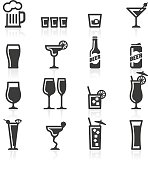 Alcoholic drinks icons