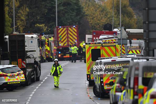 Croydon Tram Overturns In A Tunnel During Rush Hour Croydon Tram Overturns In A Tunnel During Rush Hour