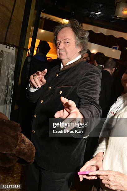 Gonzague Saint Bris attends the "Prix De Flore 2016 : " Literary Prize Winner Announcement at Cafe de Flore on November 8, 2015 in Paris, France.