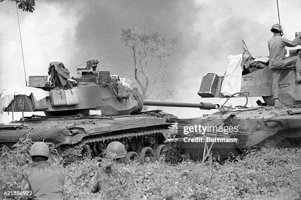 South Vietnamese troops are reported chasing the remnants of a big North Vietnamese and Viet Cong force crushed in what spokesmen term the biggest...