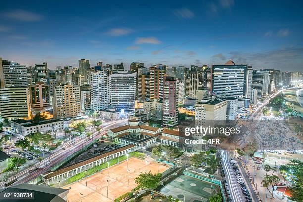 fortaleza at night, brazil - estado do ceará brasil imagens e fotografias de stock