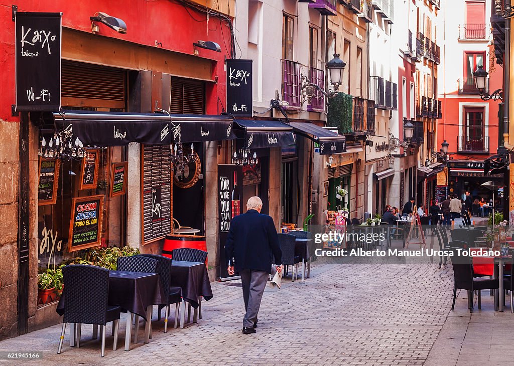 Spain, Madrid, Citylife - Barcelona street