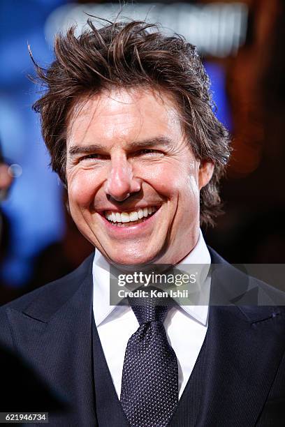 Tom Cruise attends the Tokyo Premiere of the Paramount Pictures' 'Jack Reacher: Never Go Back' on November 9, 2016 at Toho Cinemas Roppongi Hills on...