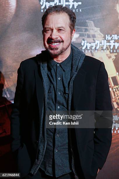 Edward Zwick attends the Tokyo Premiere of the Paramount Pictures' 'Jack Reacher: Never Go Back' on November 9, 2016 at Toho Cinemas Roppongi Hills...