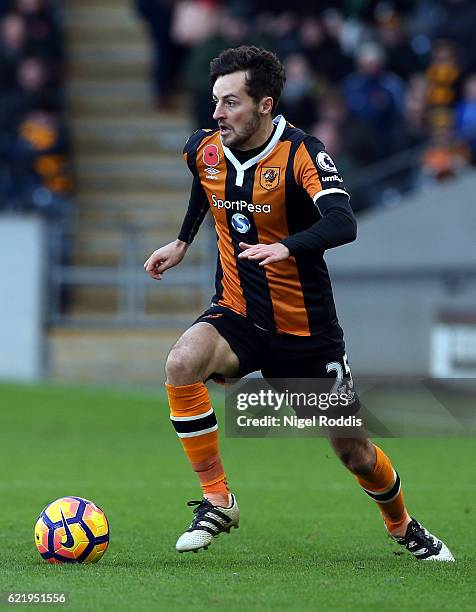 Ryan Mason of Hull City during the Premier League match between Hull City and Southampton at KC Stadium on November 6, 2016 in Hull, England.