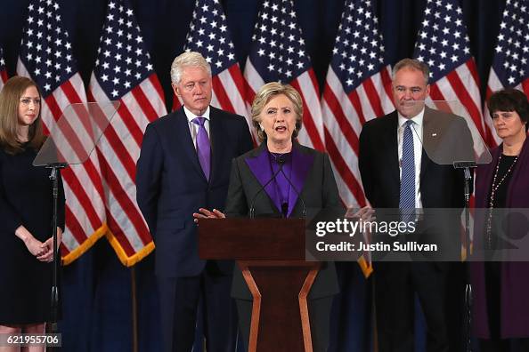 Hillary Clinton Makes A Statement After Loss In Presidential Election Hillary Clinton Makes A Statement After Loss In Presidential Election