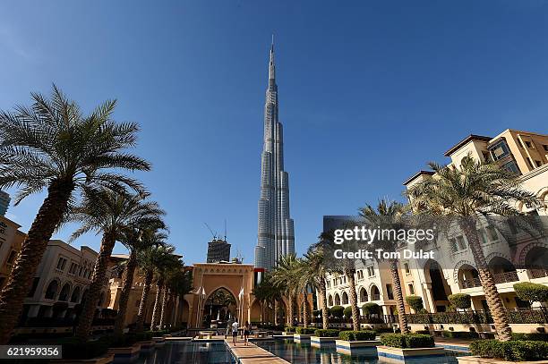 General view of Burj Khalifa on November 9, 2016 in Dubai, United Arab Emirates.