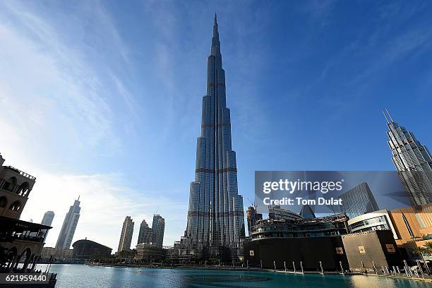 General view of Burj Khalifa on November 9, 2016 in Dubai, United Arab Emirates.