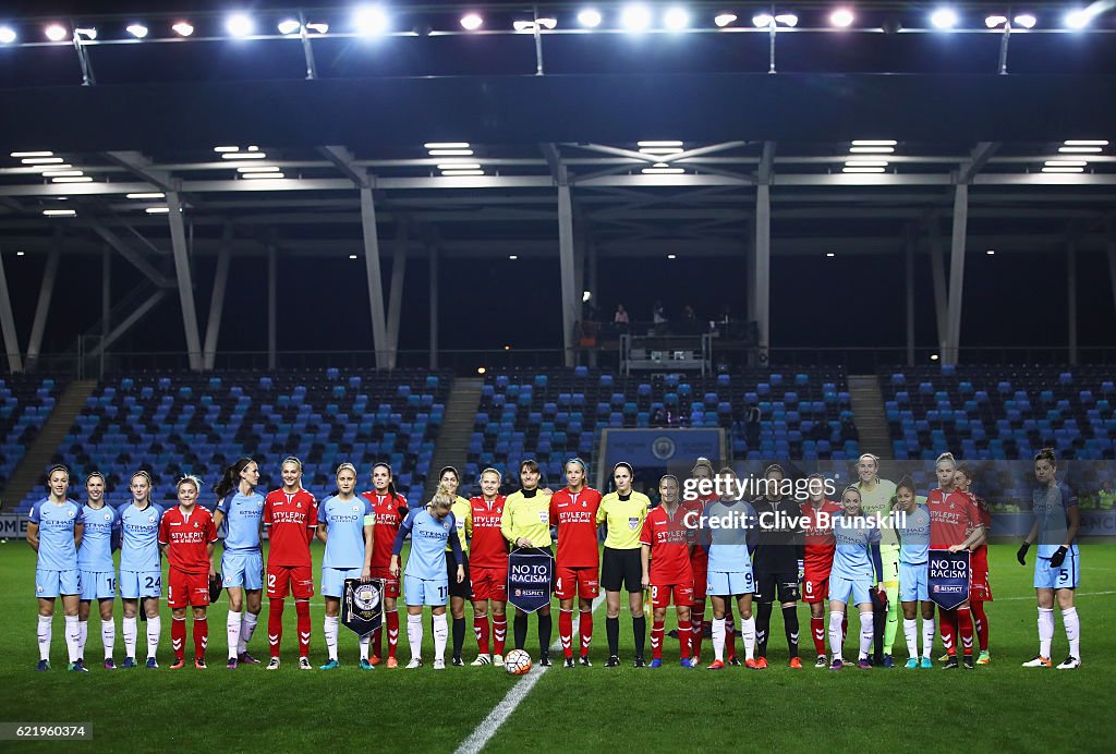 Manchester City Women v Brondby IF Ladies - UEFA Women's Champions League