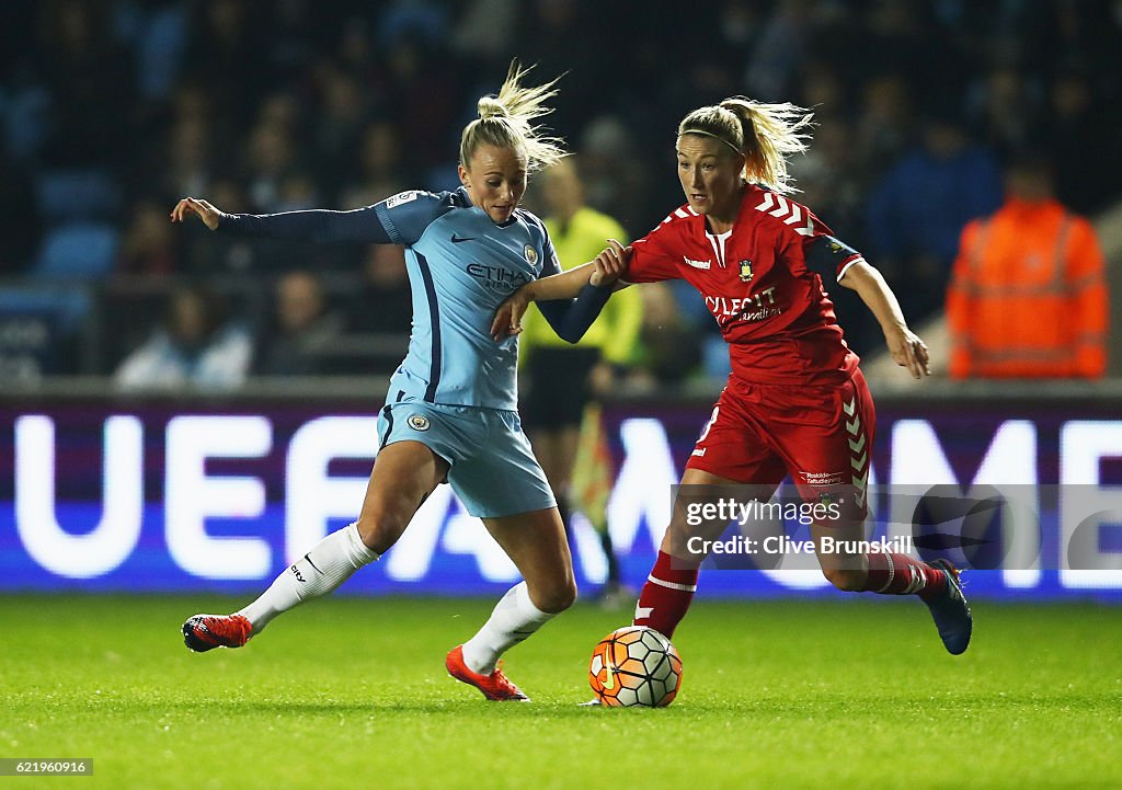 Manchester City Women v Brondby IF Ladies - UEFA Women's Champions League