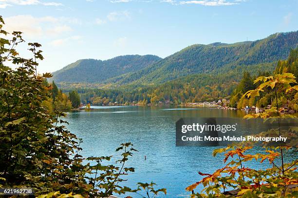 lake sutherland, washington - olympic peninsula photos et images de collection