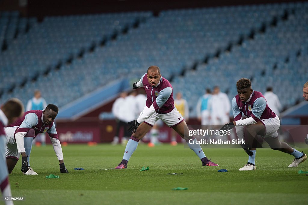 Aston Villa U23's V Celtic U23's - Premier League International Cup