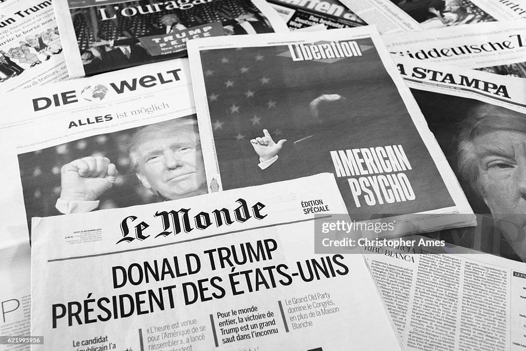 Les journaux européens réagissent à l’élection de Donald Trump