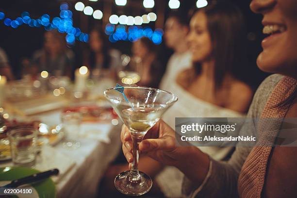 raise our glasses! - martini stockfoto's en -beelden