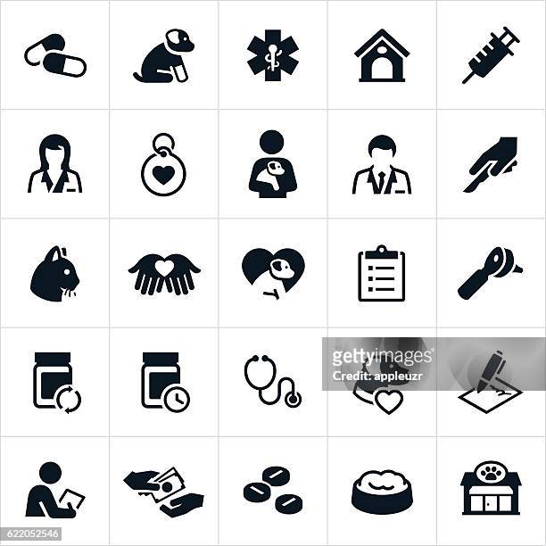 pet insurance icons - pet equipment 幅插畫檔、美工圖案、卡通及圖標