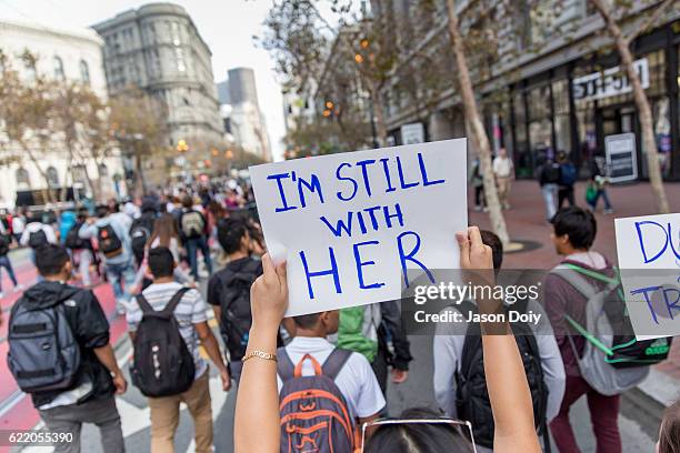 trump-protest - classroom riot stock-fotos und bilder