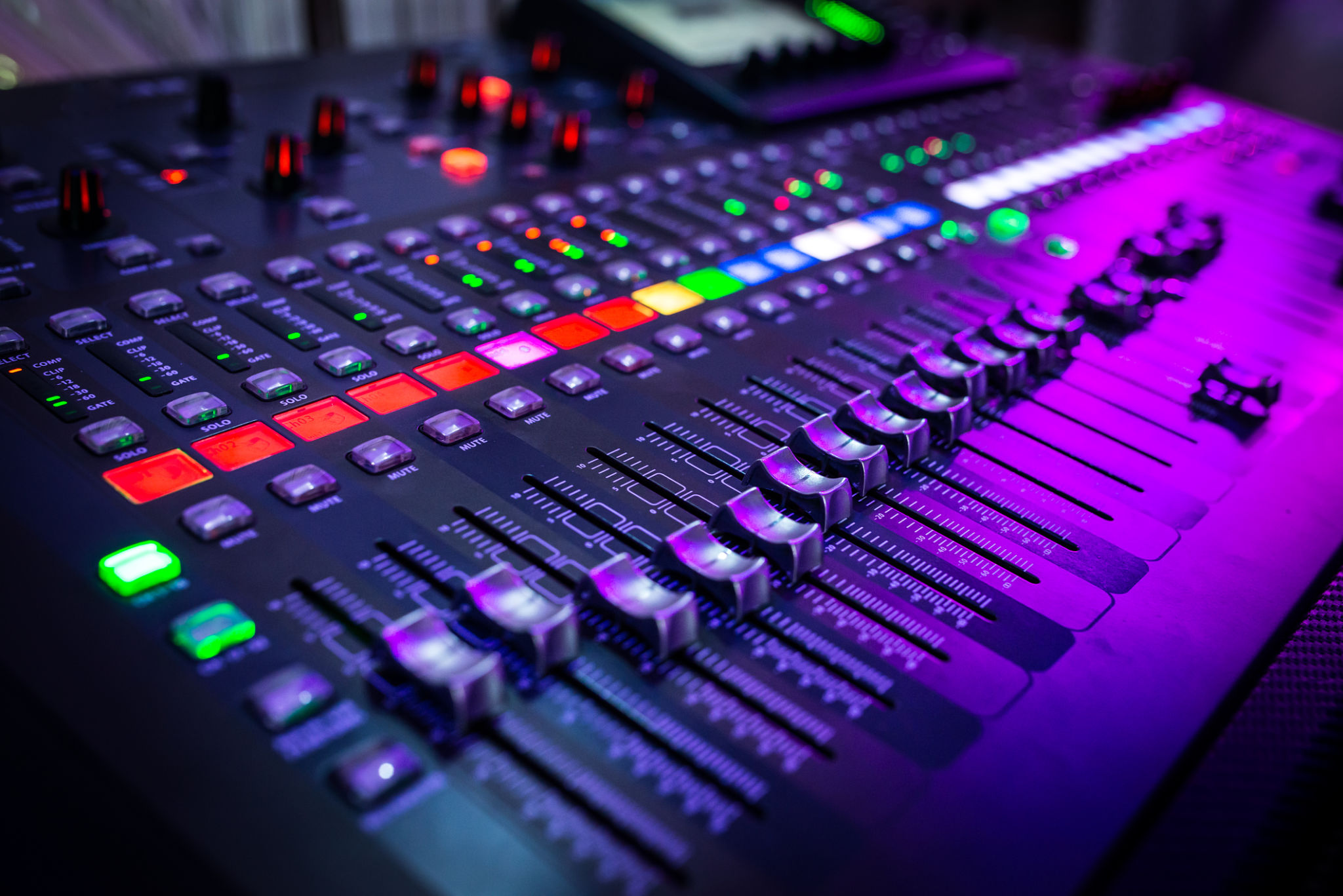 music recording studio