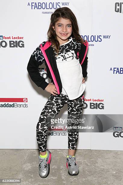 Audriana Giudice attends BKLYN Rocks presented by City Point, Kids Foot Locker, and Haddad Brands at City Point on November 9, 2016 in Brooklyn, New...