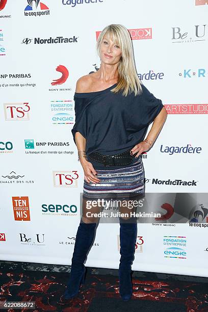 Isabelle Camus attends "Fete le Mur" Celebration 20th Anniversary At Chalet des Iles In Paris on November 9, 2016 in Paris, France.