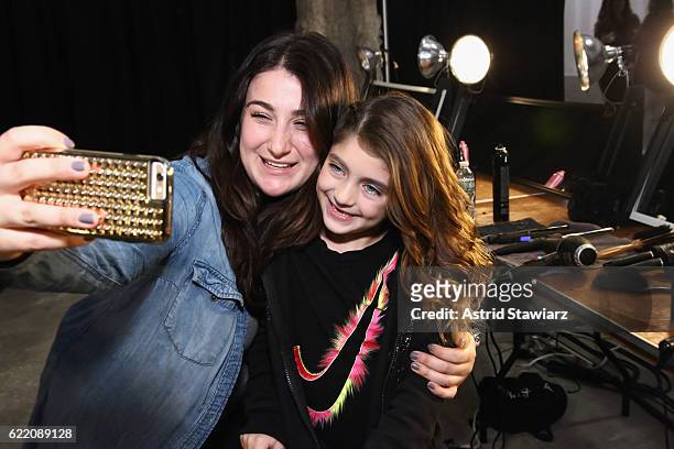 Audriana Giudice poses backstage at BKLYN Rocks presented by City Point, Kids Foot Locker, and Haddad Brands at City Point on November 9, 2016 in...