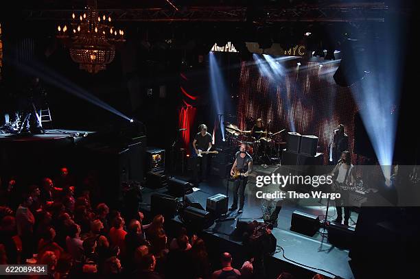 Sting performs onstage during the 57th & 9th iHeartRadio Album Release Party on AT&T at Irving Plaza on November 9, 2016 in New York City.