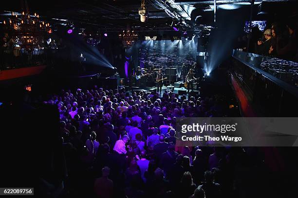Sting performs onstage during the 57th & 9th iHeartRadio Album Release Party on AT&T at Irving Plaza on November 9, 2016 in New York City.