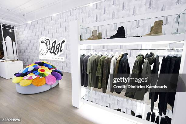 Interior of the Billionaire Boys Club Flagship at the Opening Of Billionaire Boys Club Flagship with Pharrell Williams on November 9, 2016 in New...