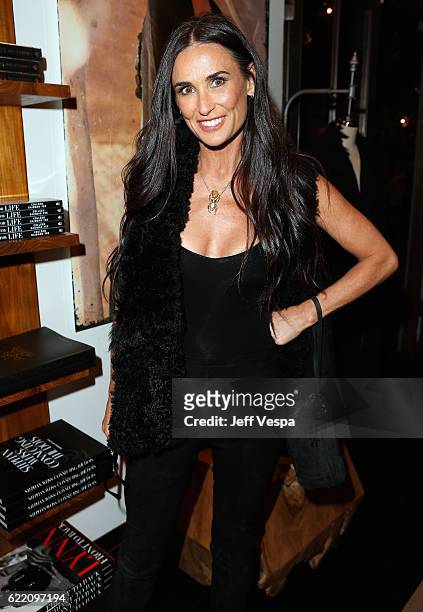 Actress Demi Moore attends the Urban Zen LA Opening on November 9, 2016 in Los Angeles, California.