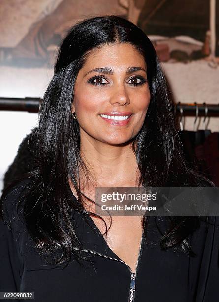 Fashion designer Rachel Roy attends the Urban Zen LA Opening on November 9, 2016 in Los Angeles, California.