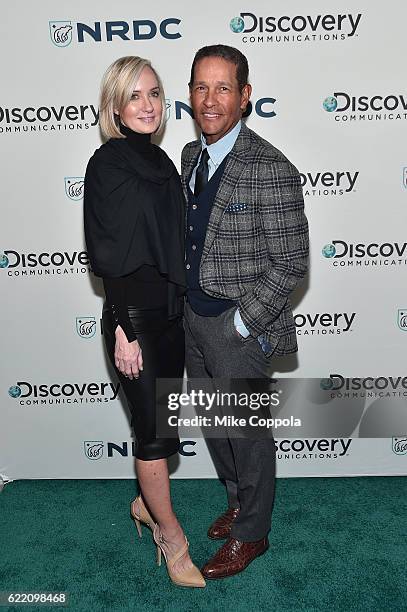 Board of Directors at USF for UNICEF Hilary Gumbel and Journalist Bryant Gumbel attend the Natural Resources Defense Council's "NRDC's Night of...