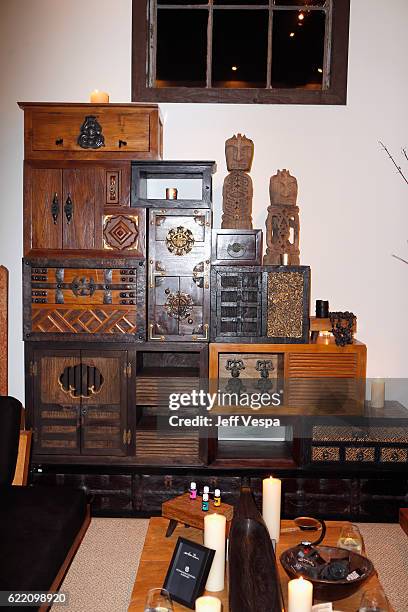 Decor on display at the Urban Zen LA Opening on November 9, 2016 in Los Angeles, California.