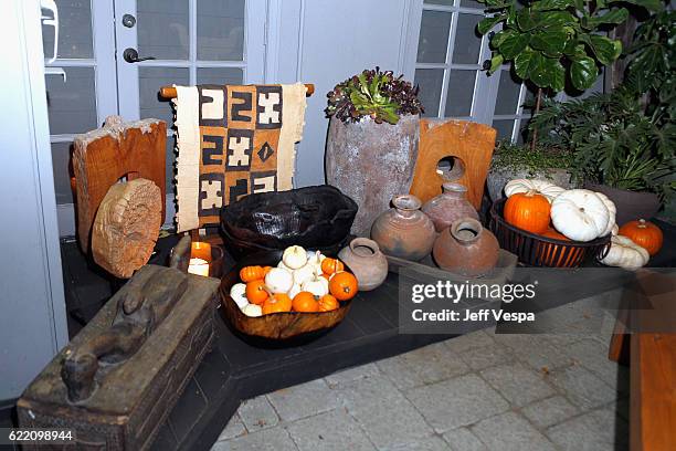 Decor on display at the Urban Zen LA Opening on November 9, 2016 in Los Angeles, California.