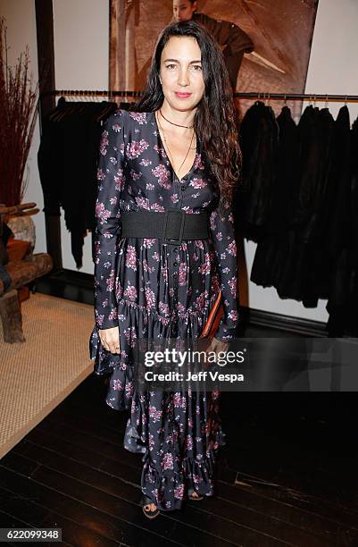 Actress Shiva Rose attends the Urban Zen LA Opening on November 9, 2016 in Los Angeles, California.