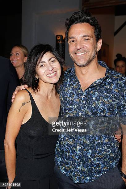 Magda Berliner and George Kotsiopoulos attend the Urban Zen LA Opening on November 9, 2016 in Los Angeles, California.