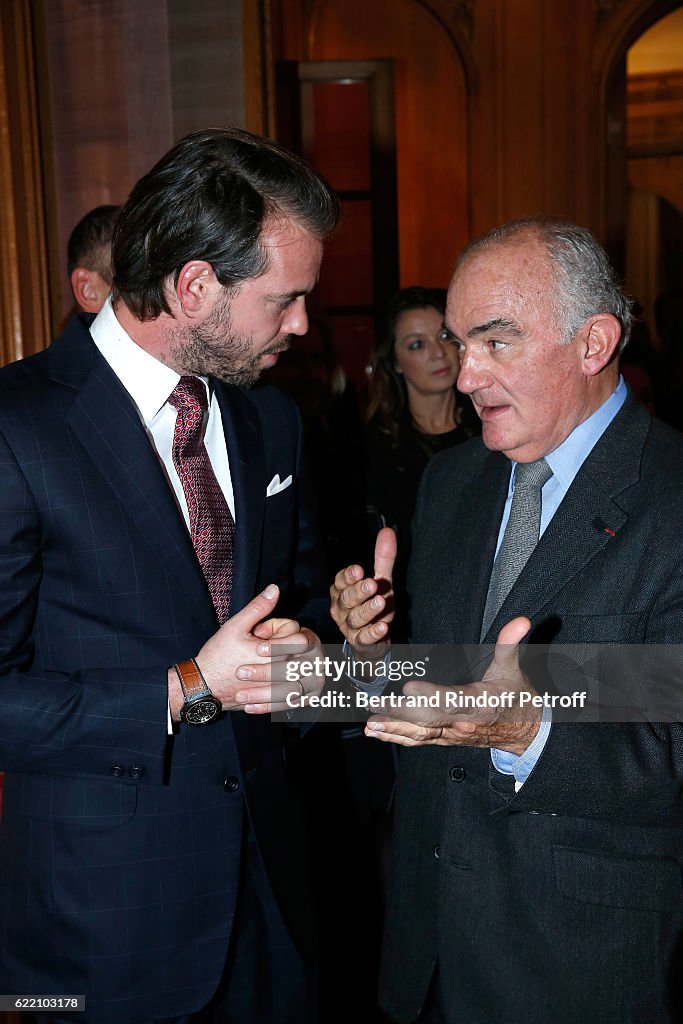 Stephane Bern Signs His Book "Mon Luxembourg" At Residence Of The Ambassador Of Luxembourg In Paris