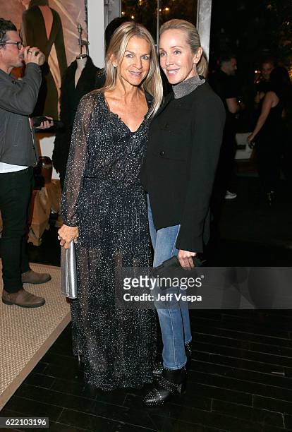 Crystal Lourd and Julie Jaffe attend the Urban Zen LA Opening on November 9, 2016 in Los Angeles, California.
