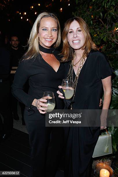 Angela Jenklow and Madeline Stewart attend the Urban Zen LA Opening on November 9, 2016 in Los Angeles, California.