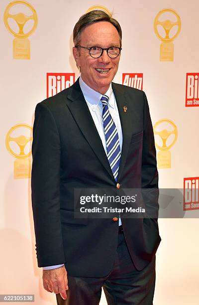 Matthias Wissmann attends the 'Goldenes Lenkrad' Award at Axel Springer Haus on November 8, 2016 in Berlin, Germany.